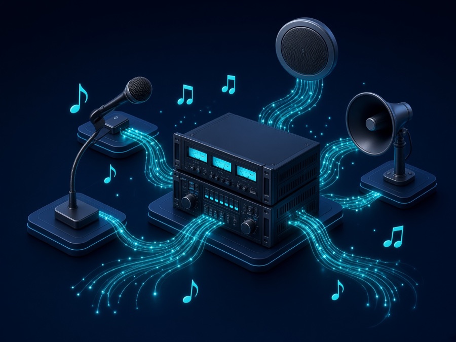 PA & BGM System - String Engineering Network