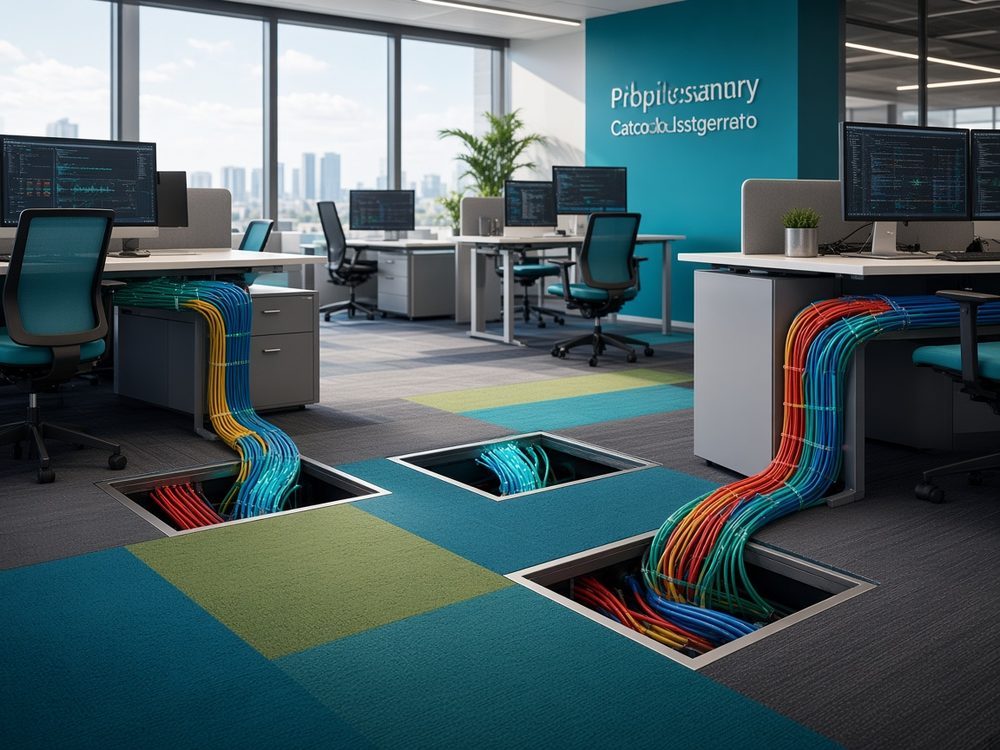 Office Network Cabling - String Engineering Network
