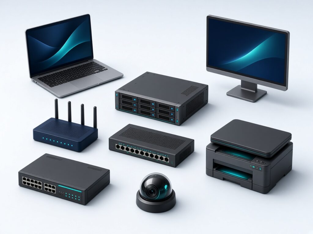 IT products - laptop, server, router, printer, CCTV